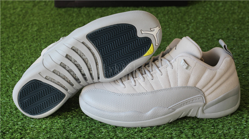 Authentic Air Jordan 12 Wolf Grey Low